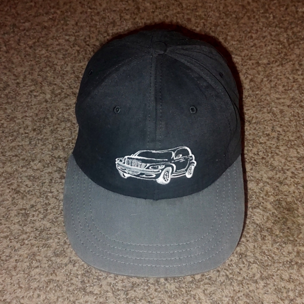 Vtg PT Cruiser Embroidered Graphic Strapback Hat Made in USA